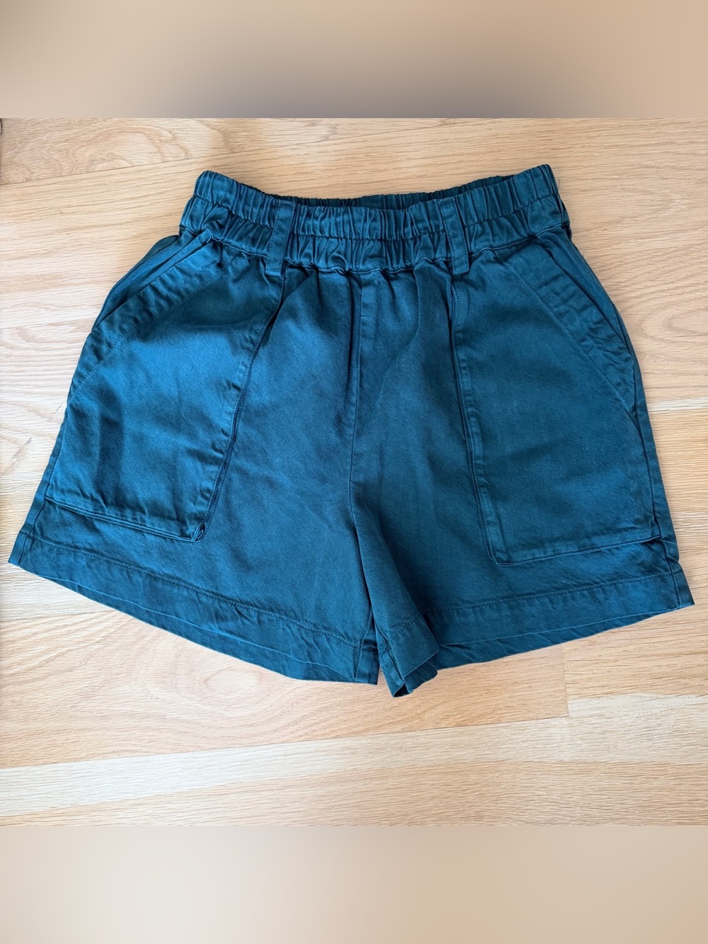 Young Fabulous & Broke High-Waisted Shorts in Green Sz S EC